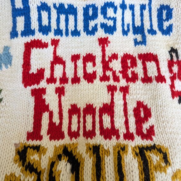 Vintage the eagle's eye Campbell's Soup sweater size M - Picture 4 of 5